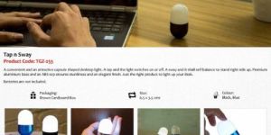 TapNSway Desktop Light