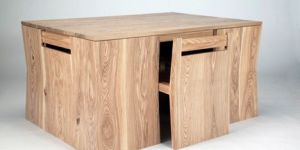 Table with Hidden Chairs