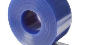 Transparent Blue PVC Strip Curtain