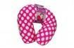 Pink Viaggi Microbead Travel Neck Pillow