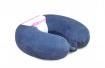 Navy Blue Viaggi U Shaped Memory Foam Pillow