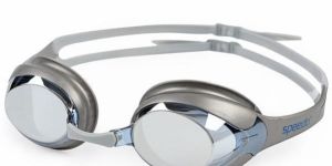 Speedo Merit Mirror Swimming Goggles (Silver)