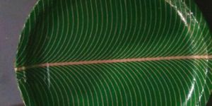 Buffet Plates Green Laminated