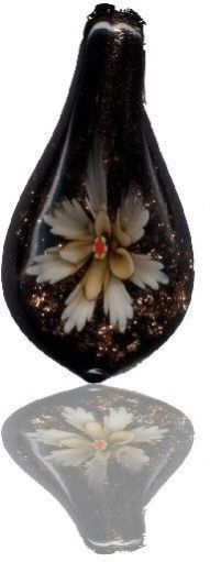 Black Murano Glass Pendent