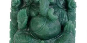 Green Aventurine Ganesh Idol