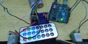 Controlling DC Motors IR Remote