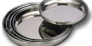 Stainless Steel Dinner Plates