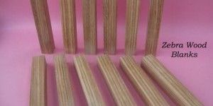 Zebra Wood Pen Blanks