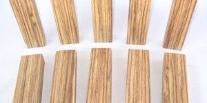 Zebrawood Knife Blank