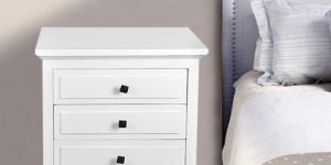 Wooden Bedside Drawers