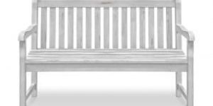 Wooden Bench: Antique White