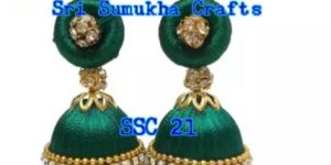 Silk Jhumka