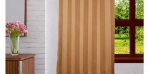 Lushomes Stripes Adorable Gold Window Curtain