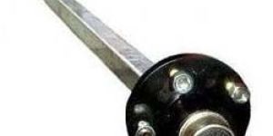 Tractor Trolley Axle with Hub Bearings