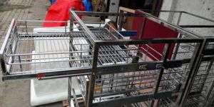 SS Kitchen Trolley