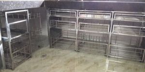 Steel Kitchen Trolley