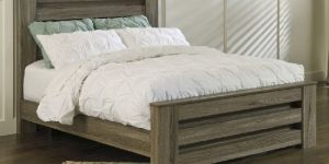 Zelen King Poster Bed