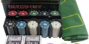 200 Pcs Diced Poker Chip Set with Denomination