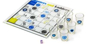 Shooters and Ladders Drinking Game Set