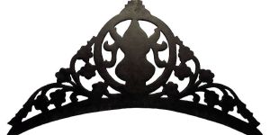 Wooden Kalash Design Wall Hanging with Key Hooks