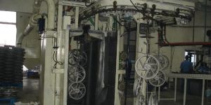 SHM Spinner Hanger Monorail Shot Blasting Machine