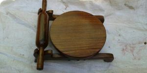 Wooden Chakla Belan Stand