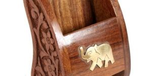 Wooden Desk Organiser