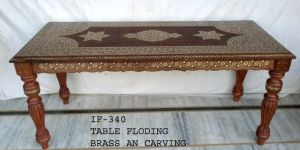 Wooden Square Pillar Table