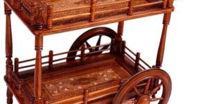 Wooden Trolley Table