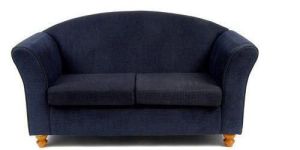 Dark Blue Two Seater Sofa