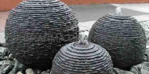 Stone Ball Fountain