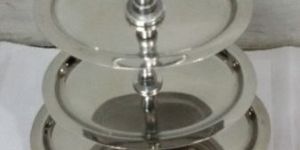 Steel Oval Cake Stand