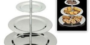 Steel Round Cake Stand 3 Tier