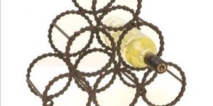 Wrought Iron Wine Rack