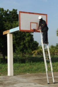 Wall Support Extendable Ladder