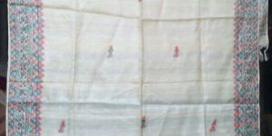 Peacock Madhubani Art Dupatta