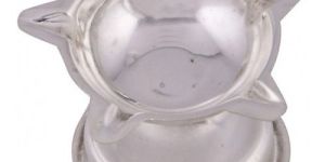 Silver Coated Pooja Diya
