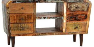 Reclaimed Wooden TV Unit