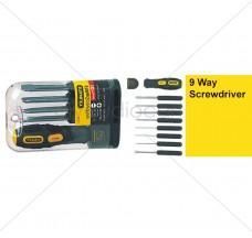 Stanley 9 Way Screwdriver