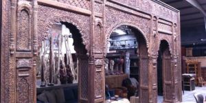 Wood Arch Entry Door