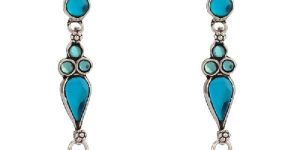 Turquoise Blue Glass Danglers