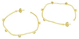 Twig Hoop Earrings