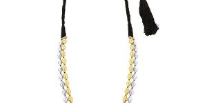 Two-Toned Dholki Bead Necklace