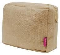 Jute Cosmetic Bags