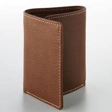 Leather Mens Tri Fold Wallet