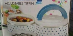 Plastic Adjustable Tiffin Lunch Box