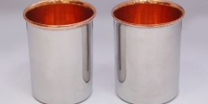 Plain Steel Copper Glass
