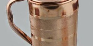 Pure Copper Embossed Jug