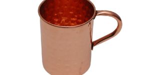 Copper Straight Hammered Mug