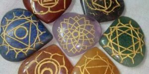 Heart Shaped Seven Chakra Stones